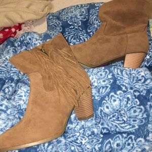 Rampage Fringe Healed Boots